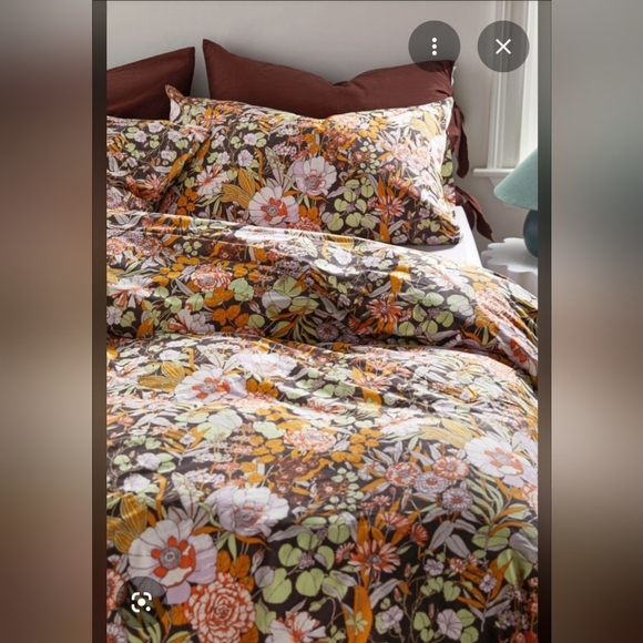 Urban Outfitters Other - Urban Outfitters Mila Sketched Floral Duvet Cover And Shams
